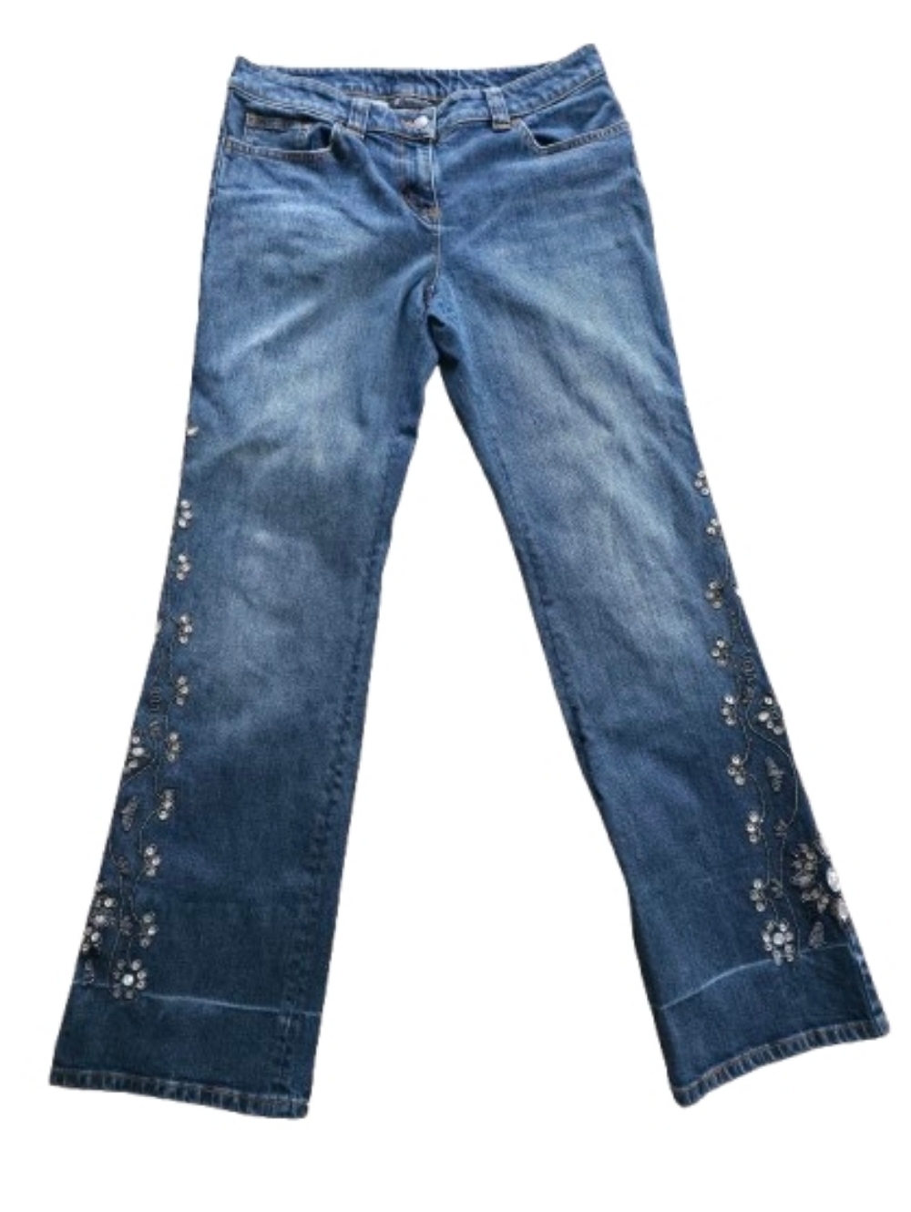 Sparkly Blue Jeans Womens Size 8